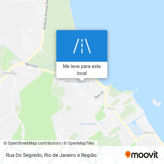 Rua Do Segredo mapa