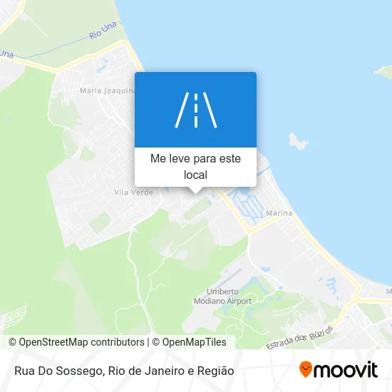 Rua Do Sossego mapa
