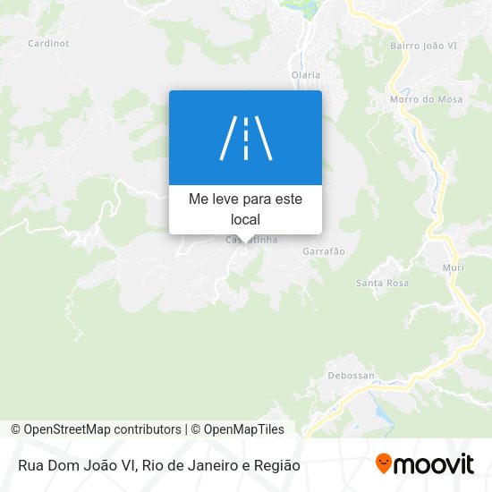 Rua Dom João VI mapa