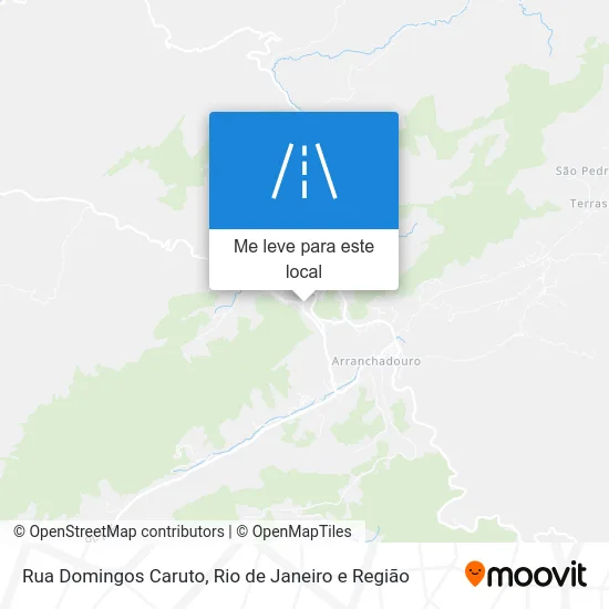 Rua Domingos Caruto mapa