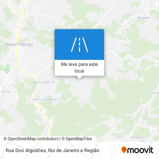 Rua Dos Algodões mapa
