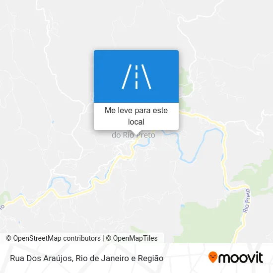 Rua Dos Araújos mapa