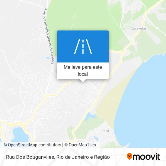 Rua Dos Bouganviles mapa