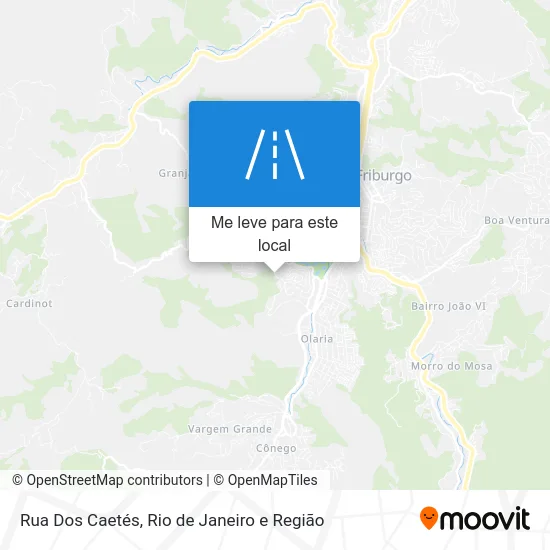Rua Dos Caetés mapa