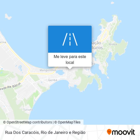 Rua Dos Caracóis mapa