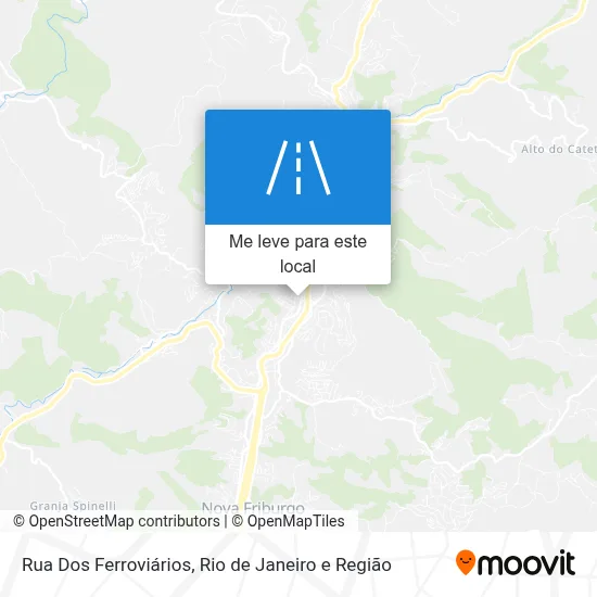 Rua Dos Ferroviários mapa