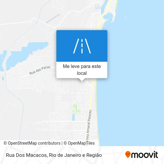 Rua Dos Macacos mapa