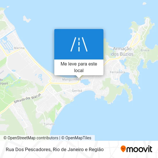 Rua Dos Pescadores mapa