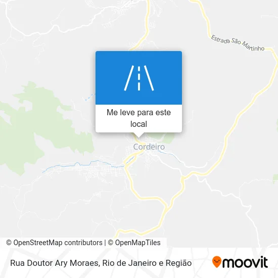 Rua Doutor Ary Moraes mapa