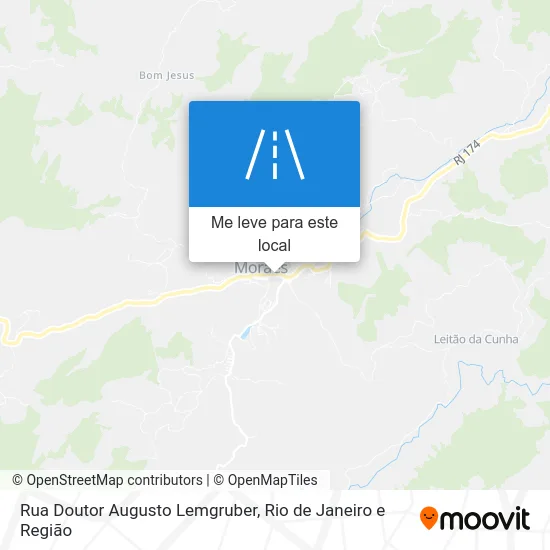 Rua Doutor Augusto Lemgruber mapa