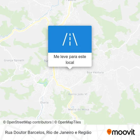 Rua Doutor Barcelos mapa