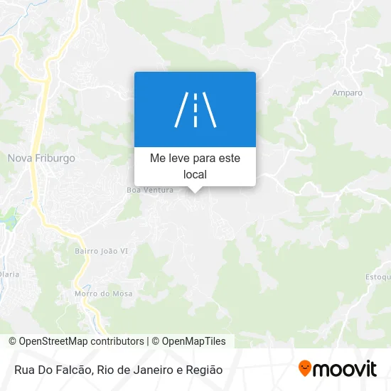 Rua Do Falcão mapa