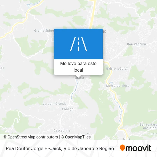 Rua Doutor Jorge El-Jaick mapa