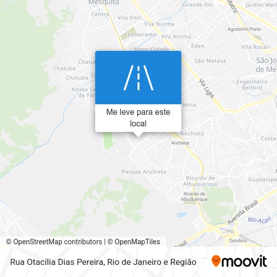 Rua Otacília Dias Pereira mapa