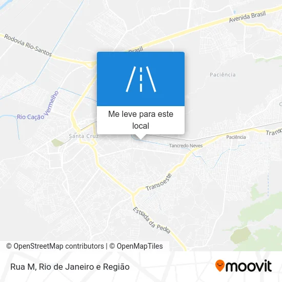 Rua M mapa