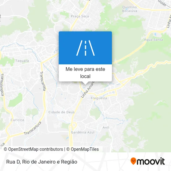 Rua D mapa