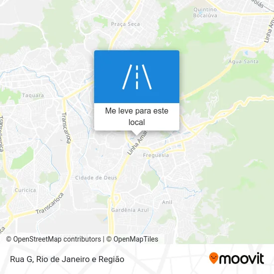 Rua G mapa