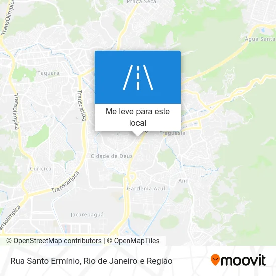 Rua Santo Ermínio mapa
