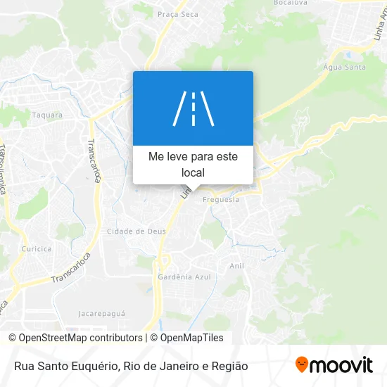 Rua Santo Euquério mapa
