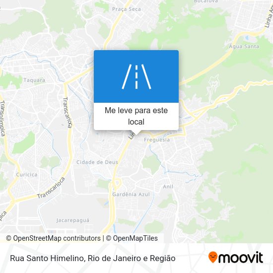 Rua Santo Himelino mapa