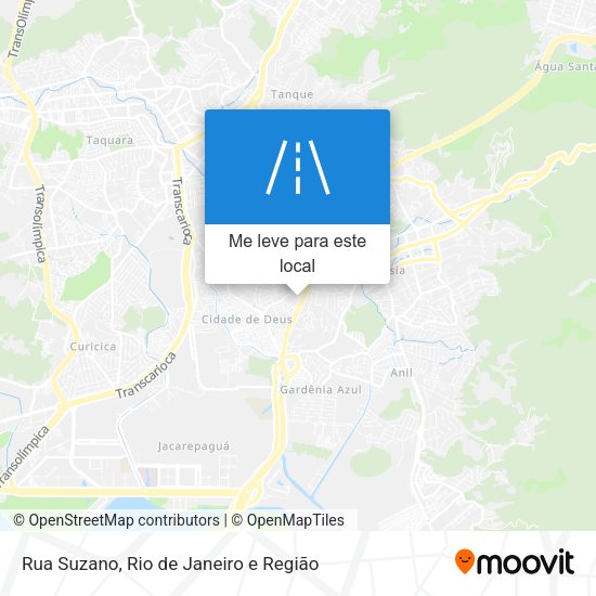 Rua Suzano mapa