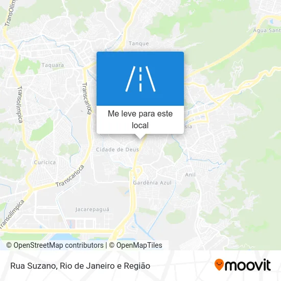 Rua Suzano mapa