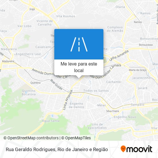 Rua Geraldo Rodrigues mapa