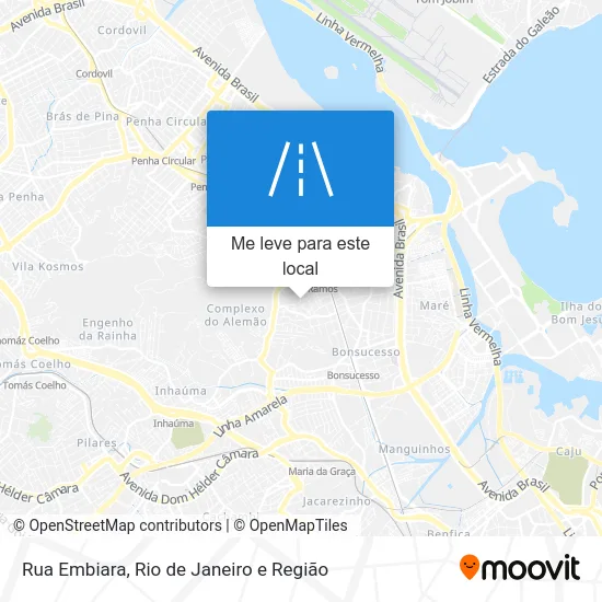 Rua Embiara mapa