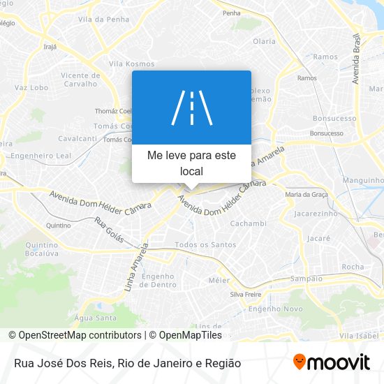 Rua José Dos Reis mapa