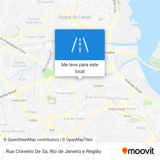 Rua Craveiro De Sá mapa