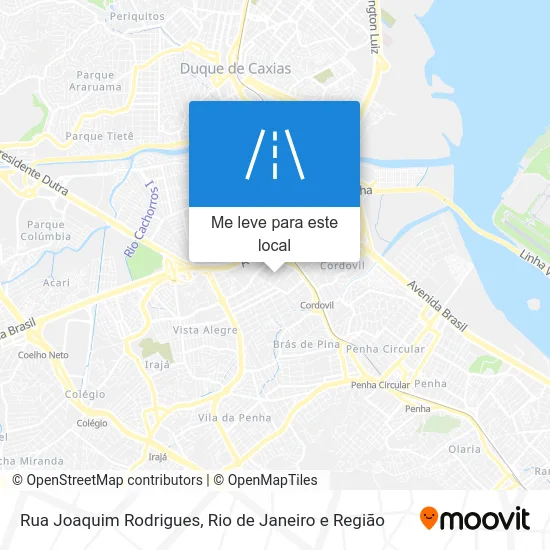 Rua Joaquim Rodrigues mapa
