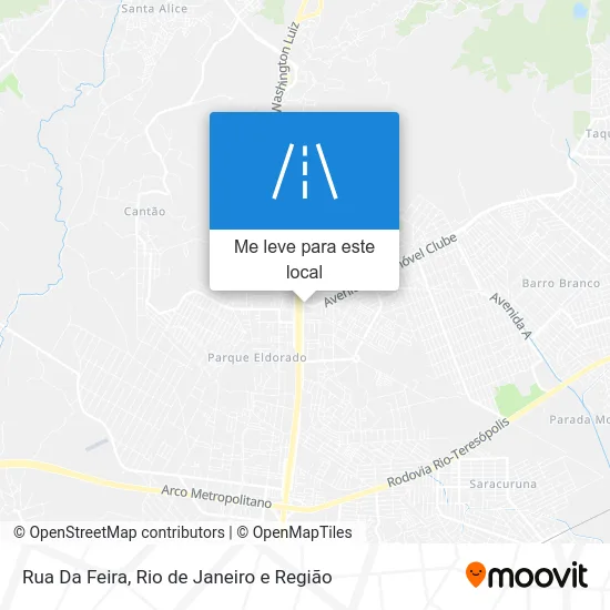 Rua Da Feira mapa