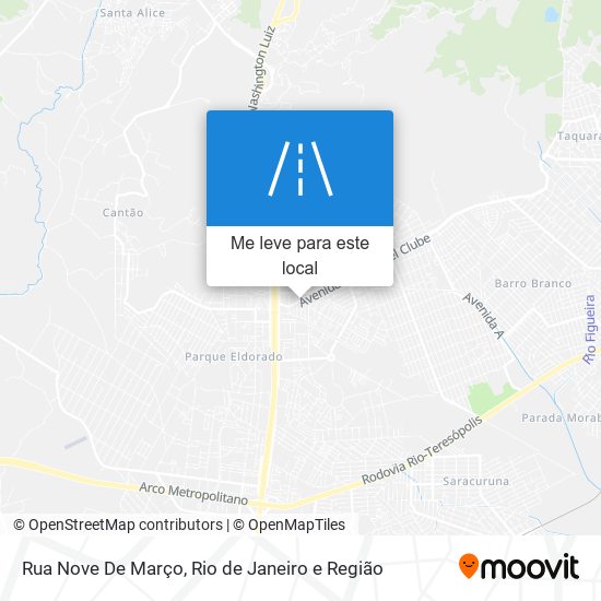 Rua Nove De Março mapa