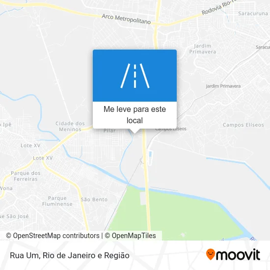Rua Um mapa