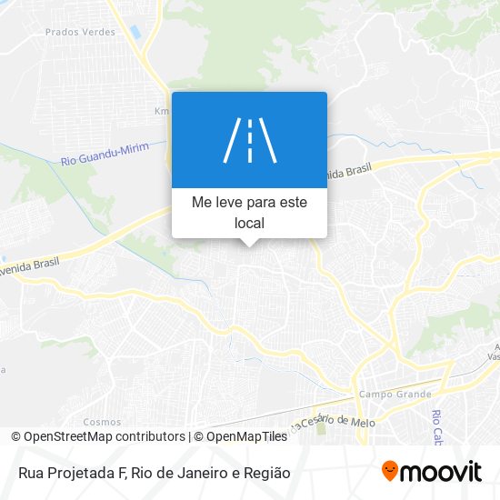 Rua Projetada F mapa