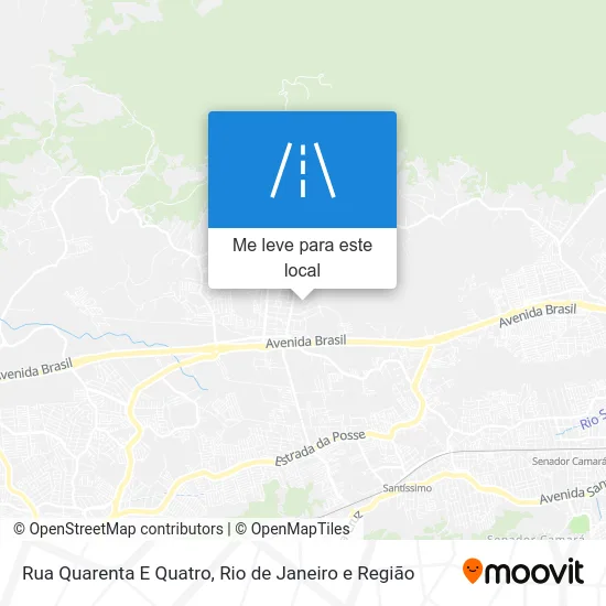Rua Quarenta E Quatro mapa