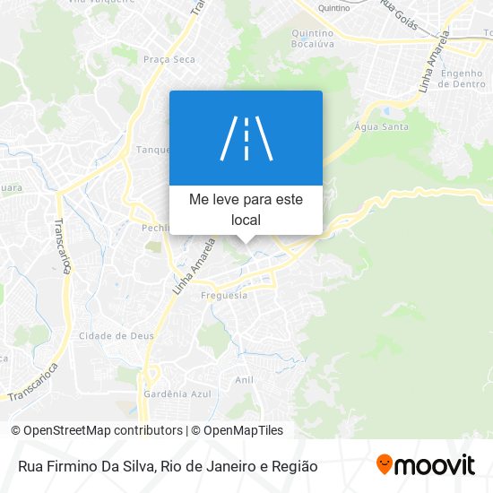 Rua Firmino Da Silva mapa