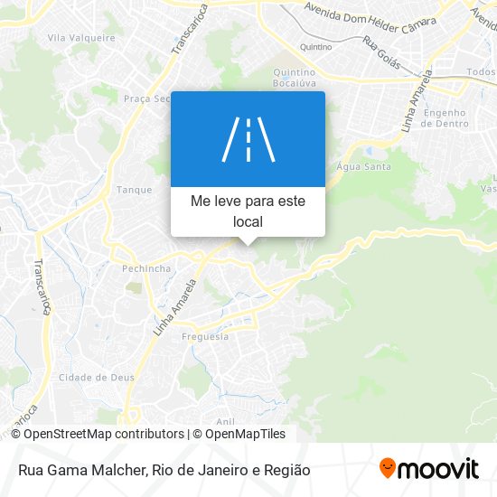 Rua Gama Malcher mapa