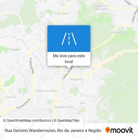 Rua Gersino Wandermuren mapa