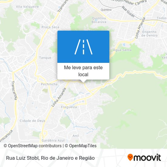 Rua Luiz Stobl mapa