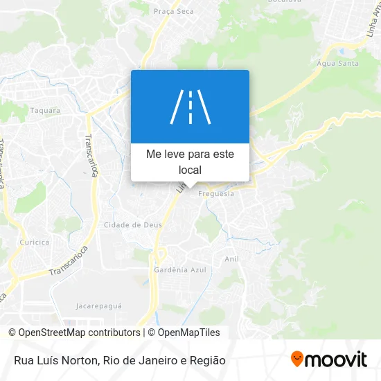 Rua Luís Norton mapa