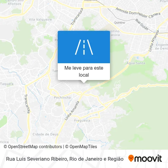 Rua Luís Severiano Ribeiro mapa