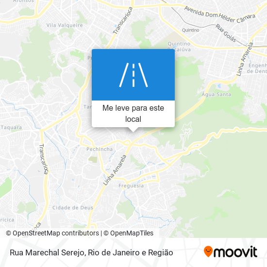 Rua Marechal Serejo mapa