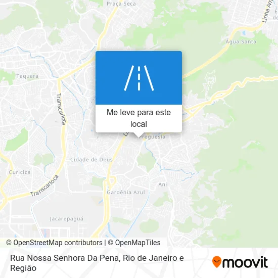 Rua Nossa Senhora Da Pena mapa