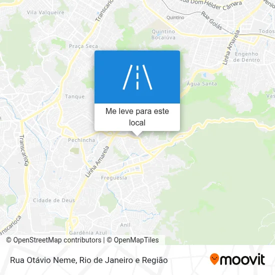 Rua Otávio Neme mapa