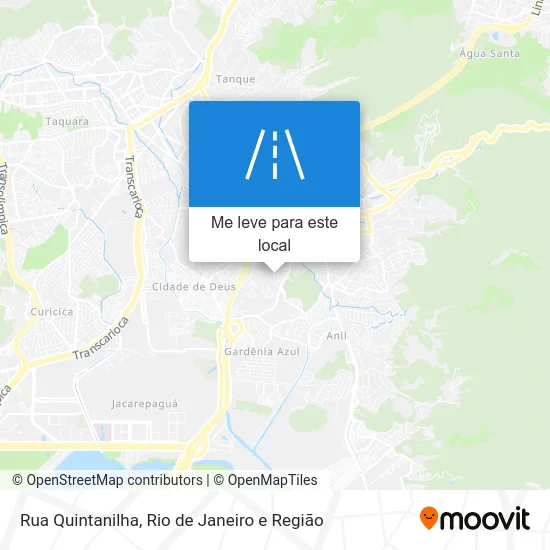 Rua Quintanilha mapa