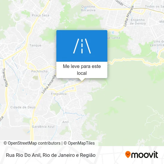Rua Rio Do Anil mapa