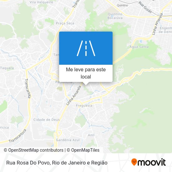 Rua Rosa Do Povo mapa