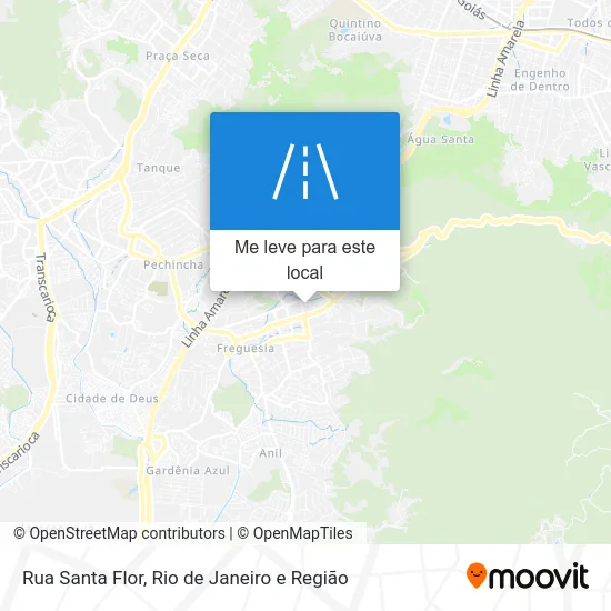 Rua Santa Flor mapa