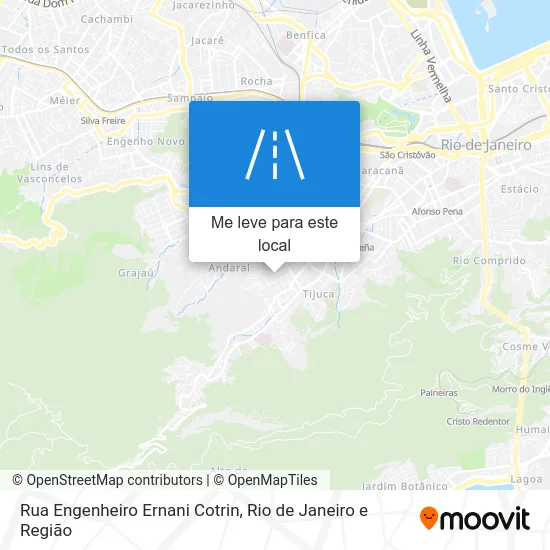 Rua Engenheiro Ernani Cotrin mapa